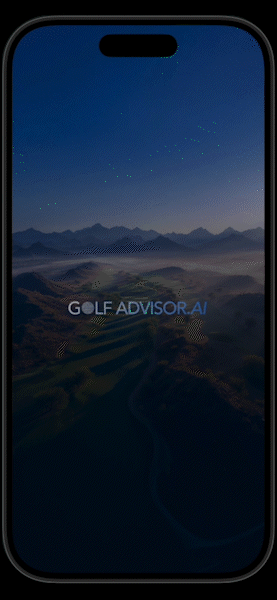 Golf Advisor AI app walkthrough